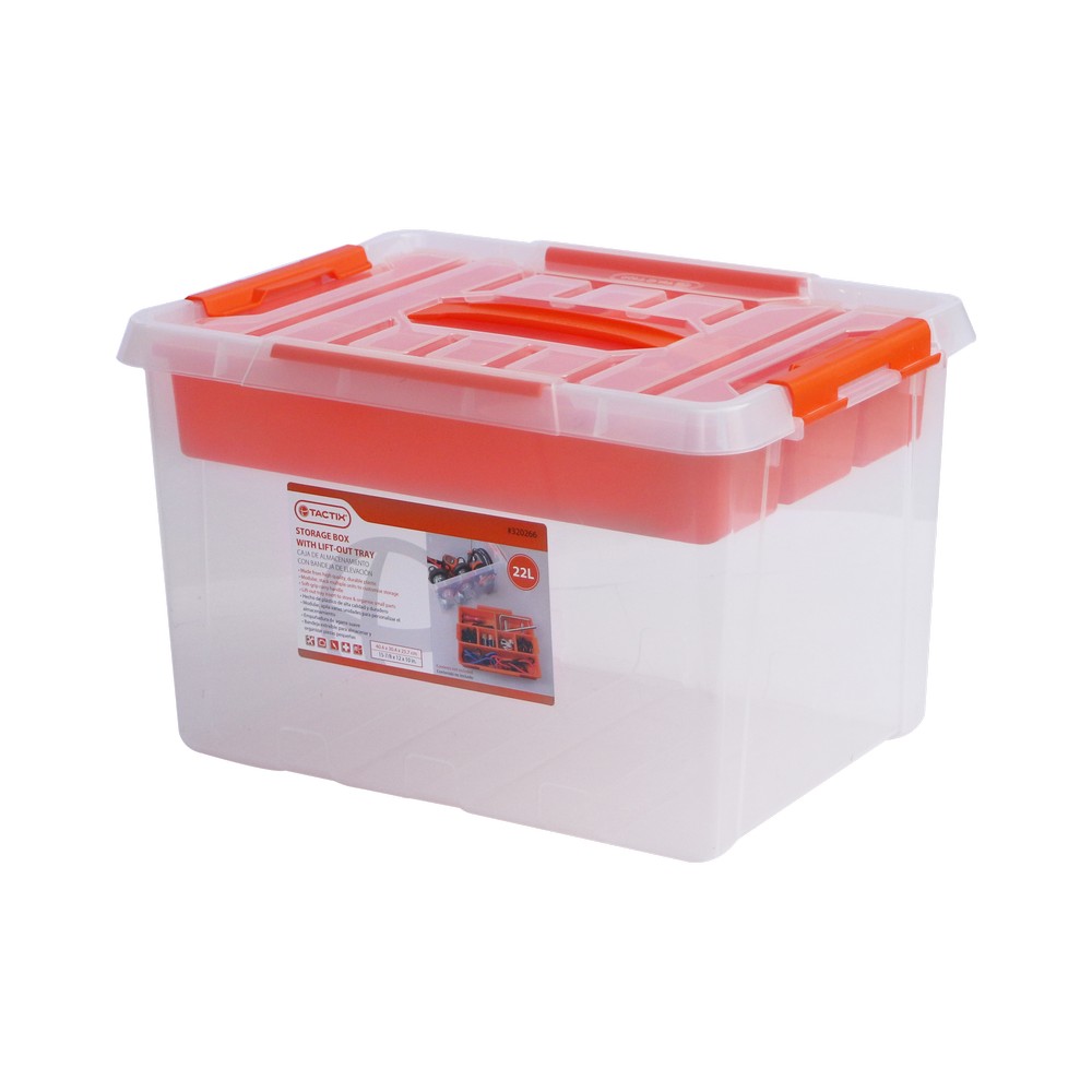 Caja organizadora de 22 lt Cajas organizadoras y gaveteros plasticos Caja organizadora de 22 lt Cajas organizadoras y gaveteros plasticos