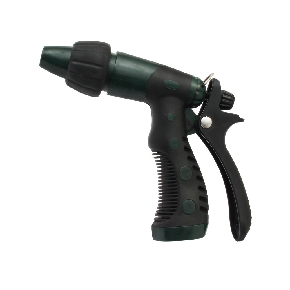 Piton plastico tipo pistola ajustable para manguera 3 patrones