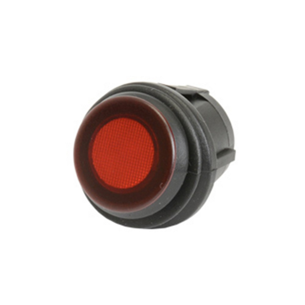 Enchufe empotrable con interruptor y fusible Tipo Botón con luz roja