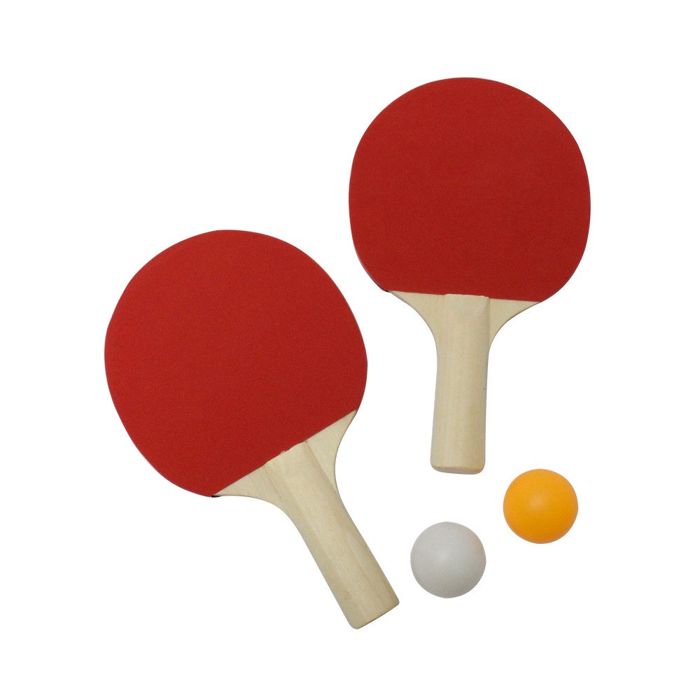 Raquetas con pelotas ping pong