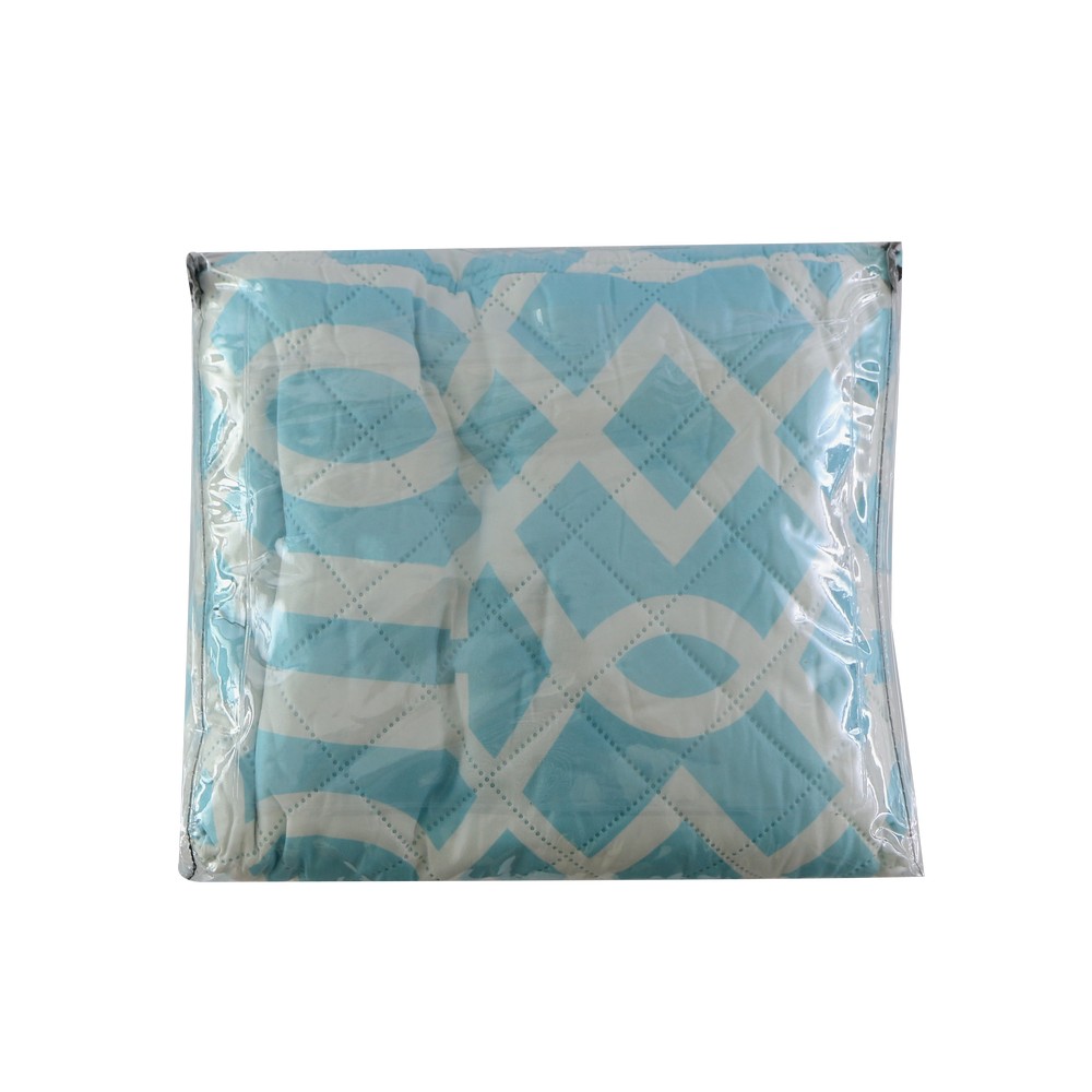 Cobertor para sofa reversible tory aqua 1 cuerpo