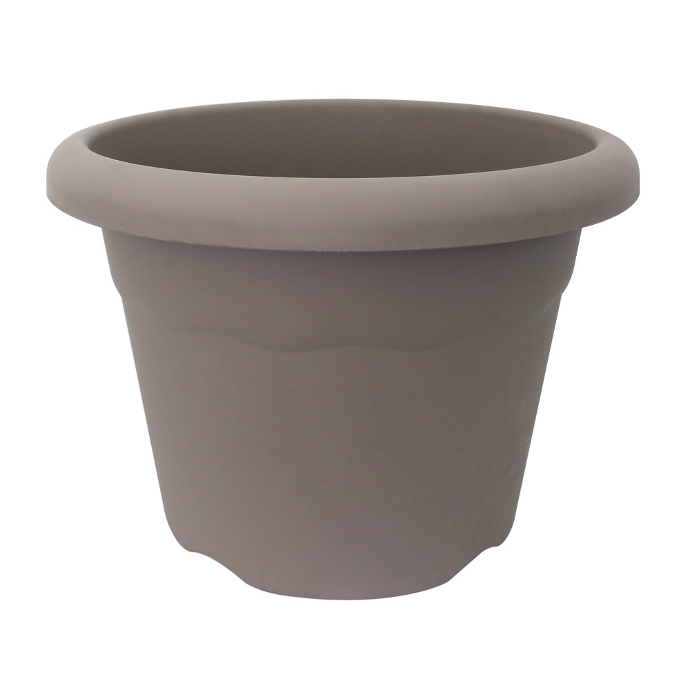 Maceta plástica redonda gris 70 cm