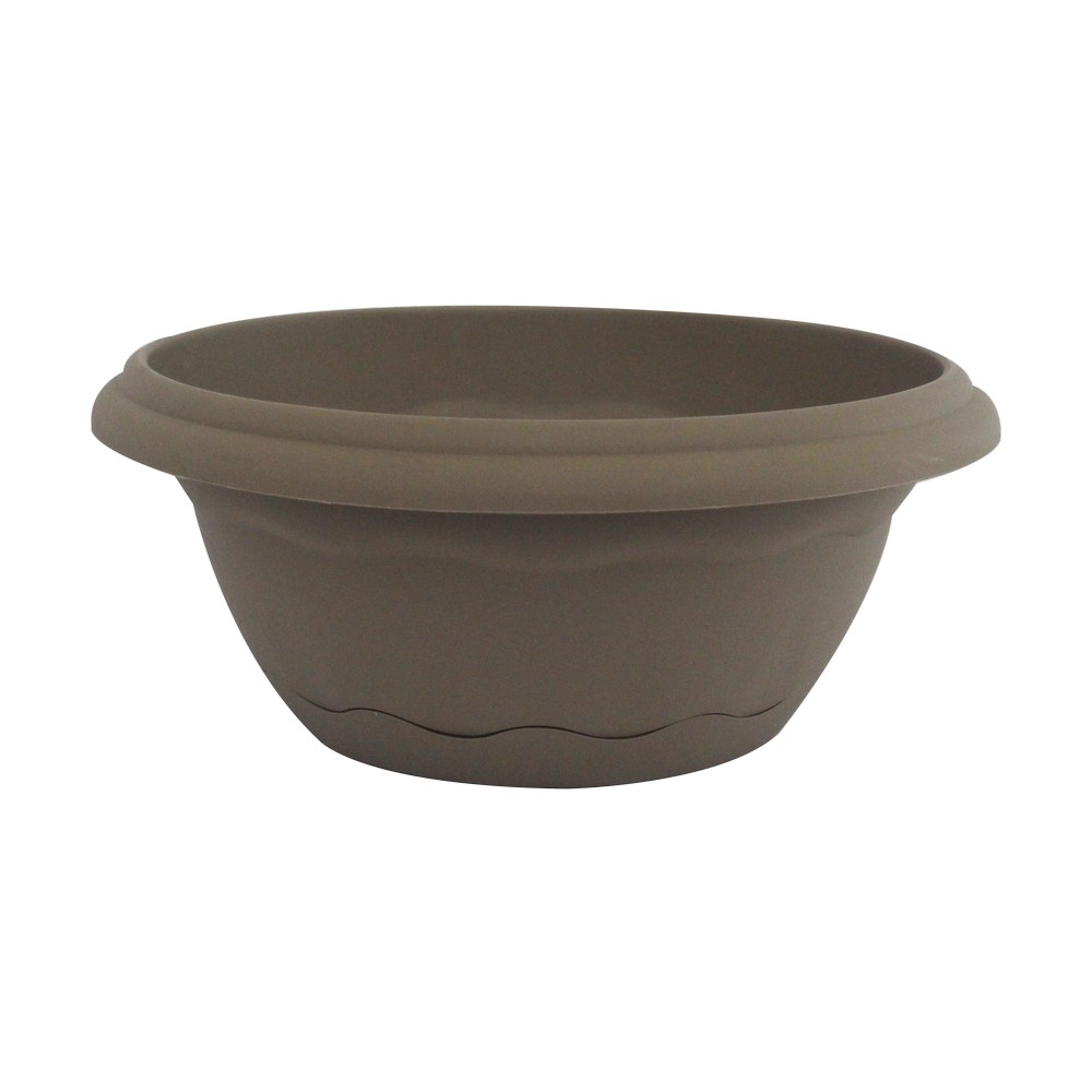 Maceta bowl terra 35 cms taupe plastiken 7683