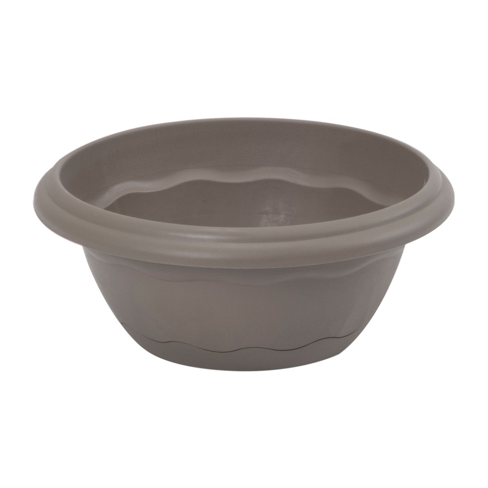 Maceta bowl terra 40 cms taupe plastiken 7684