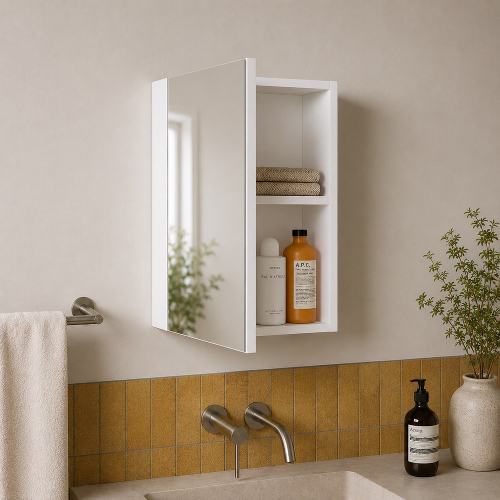 Gabinete para baño blanco 1 puerta