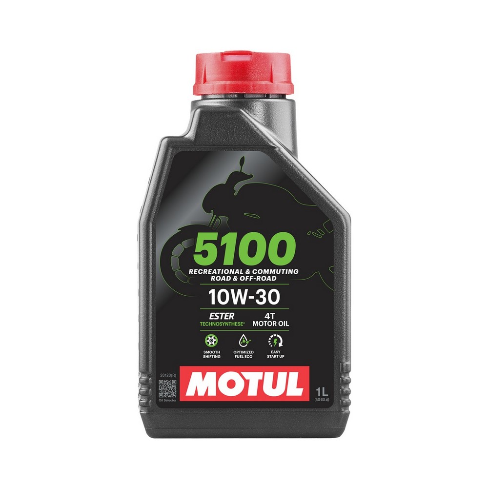 Aceite mineral para motocicleta 4 tiempos 10w30 1 l