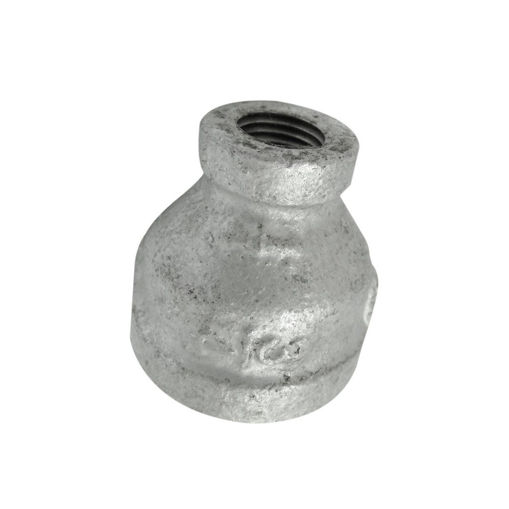 Reductor campana galvanizado 3/4 a 1/4 pulg (19.05 mm a 6.35 mm)