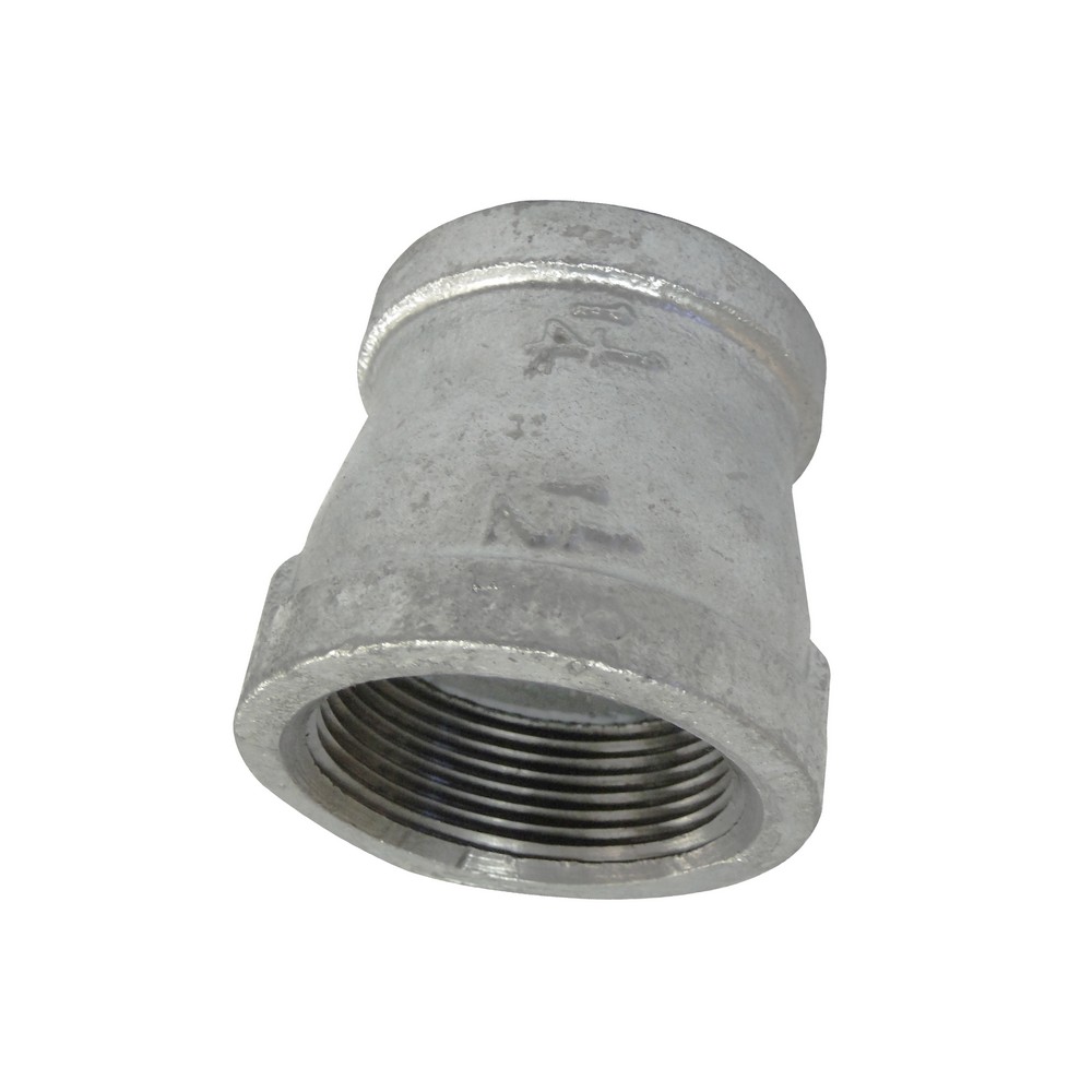 Reductor campana de hierro galvanizado 1 ½ a 1 ¼ in