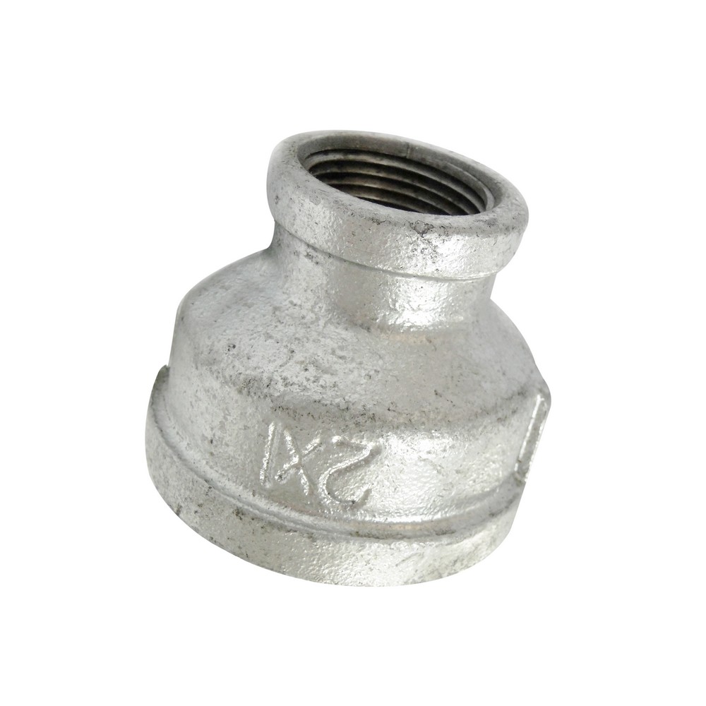 Reductor campana galvanizado 2 a 1 pulg (50.8 mm a 25.40 mm)