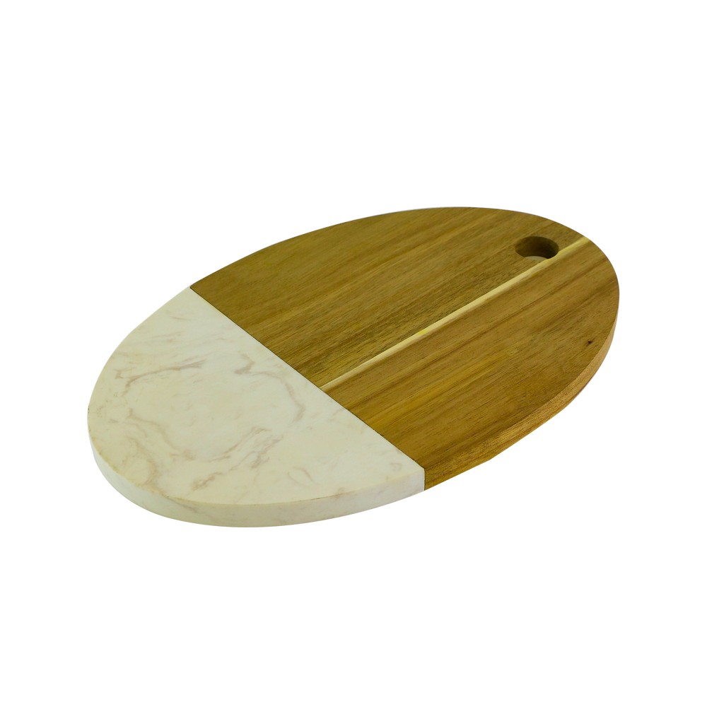 Tabla para picar de marmol y madera 29.7x19.5x1.5cm Tablas para picar