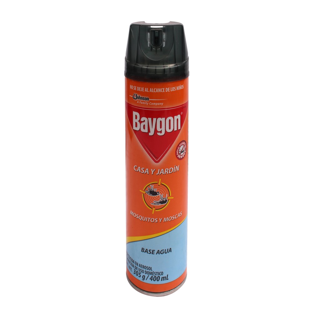 INSECTICIDA EN AEROSOL BAYGON CASA Y JARDÍN 400 ML