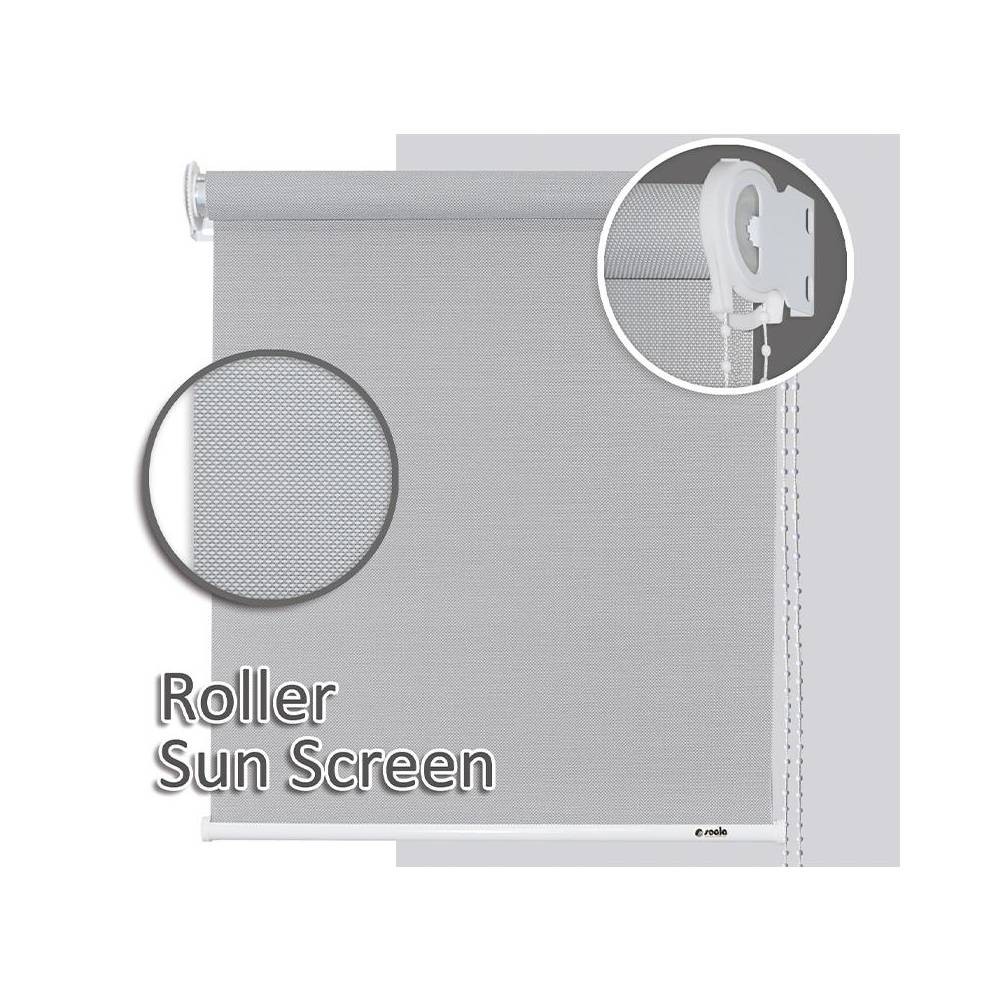 Roller sun screen 150 x 220 cm gris piedra