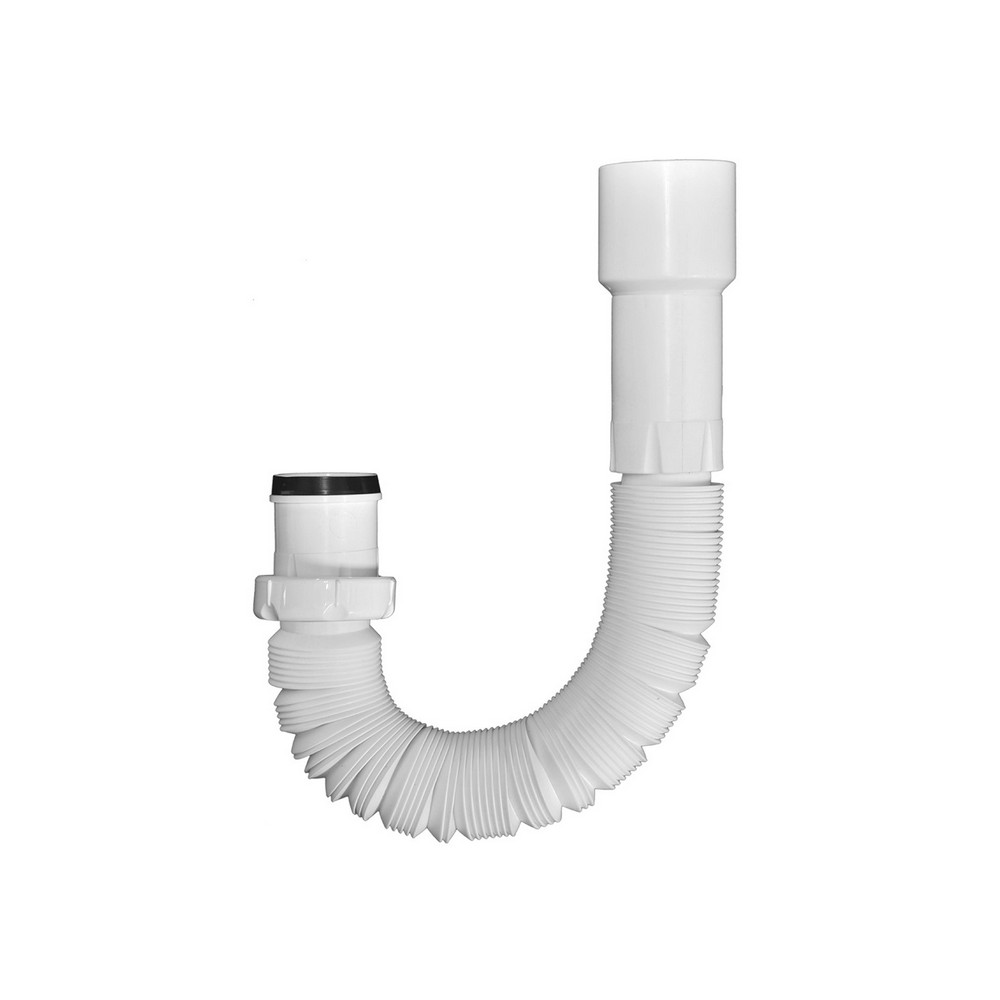 Sifón flexible de pvc para fregadero 1-1/2 pulg (38.1 mm)