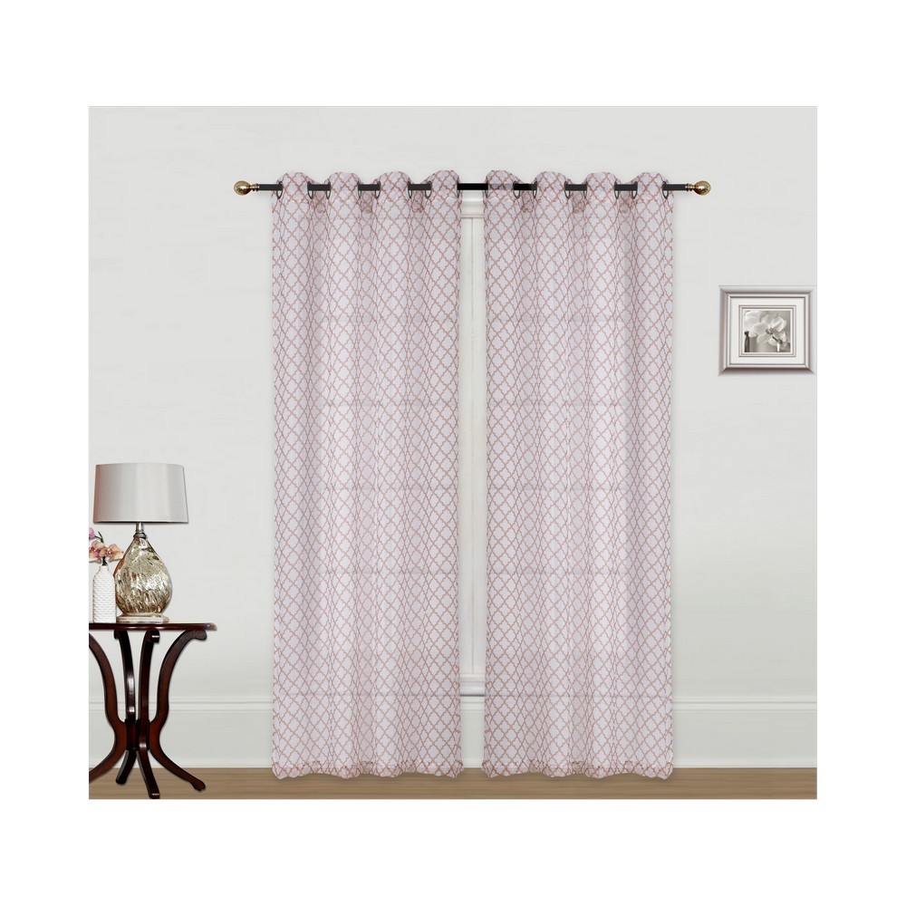 Cortina de tela 54x84 pulg naranja