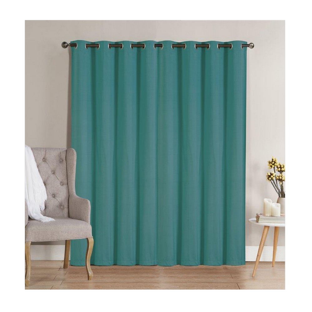 Cortina para ventana blackout 132x228 cm azul