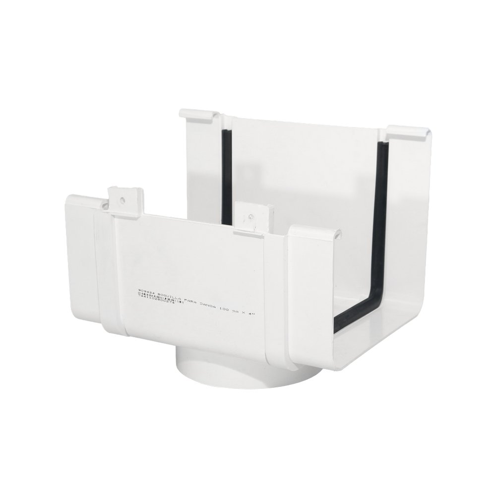 Boquilla redonda lisa de pvc 4 pulg (10.1 cm)