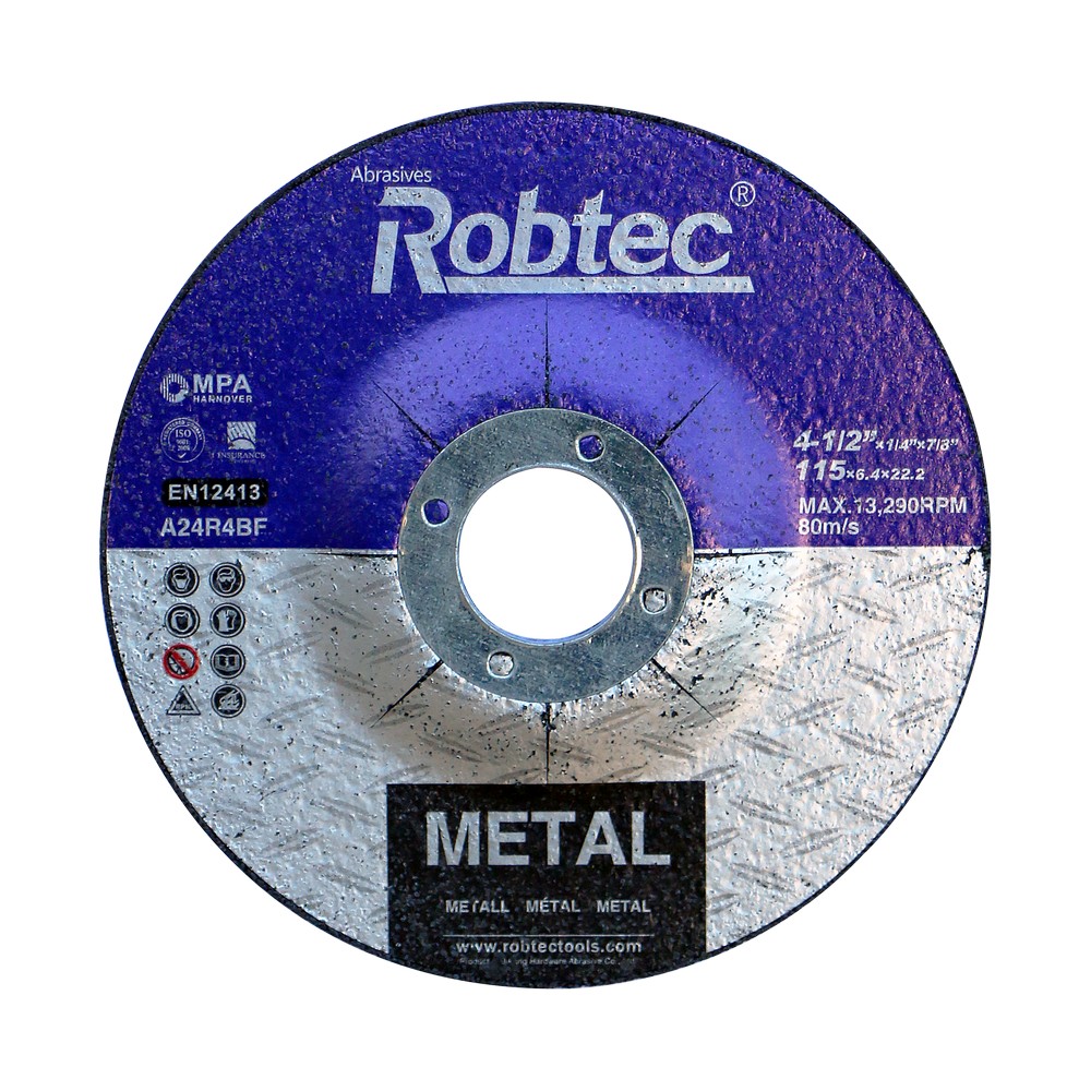 Disco desbaste para para metal desbaste 4.1/2 x 1/4 x 7/8 pulg