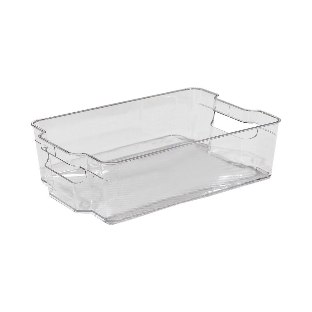 Caja acrilica organizadora para refrigeradora 12.3x8.3 x3.5 pulg