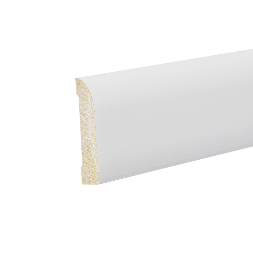 Zocalo pvc 3.3-16x7-16 pulg ranch base blanca