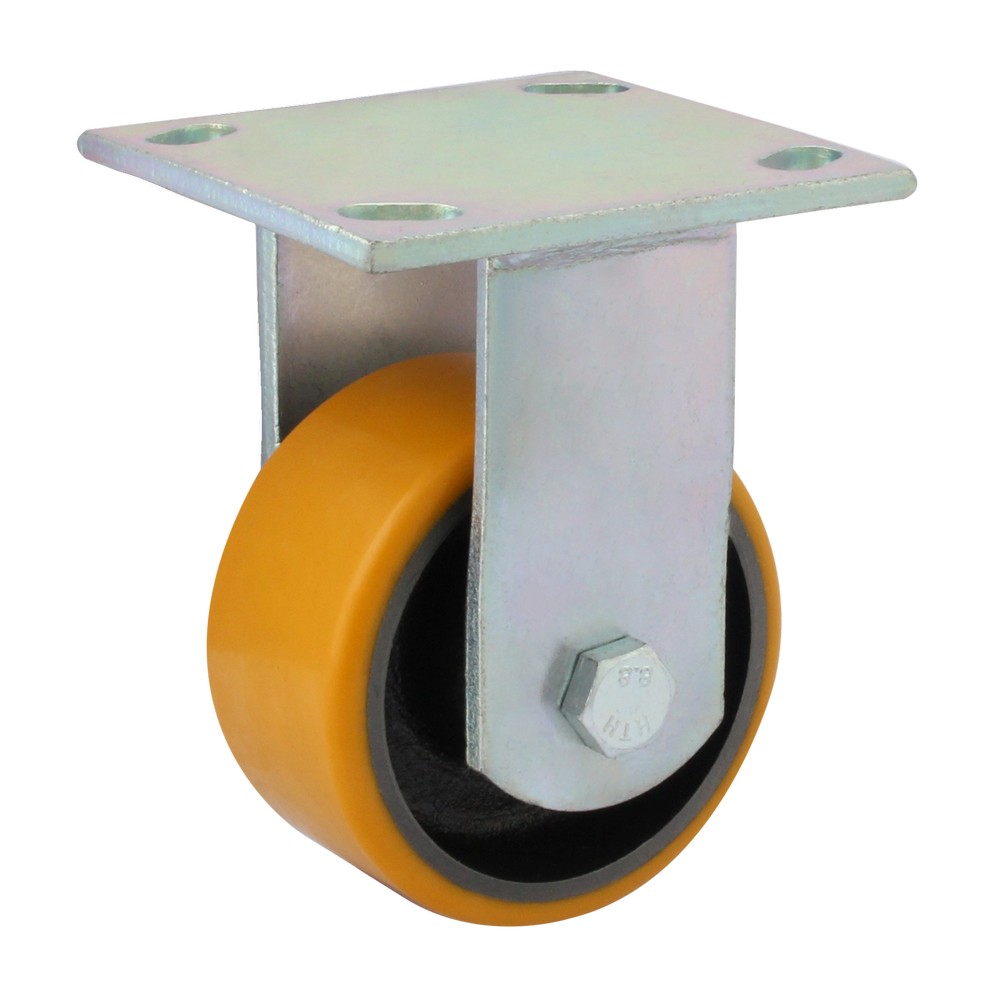 Rodo fijo 100 mm rueda poliuretano 300 kg