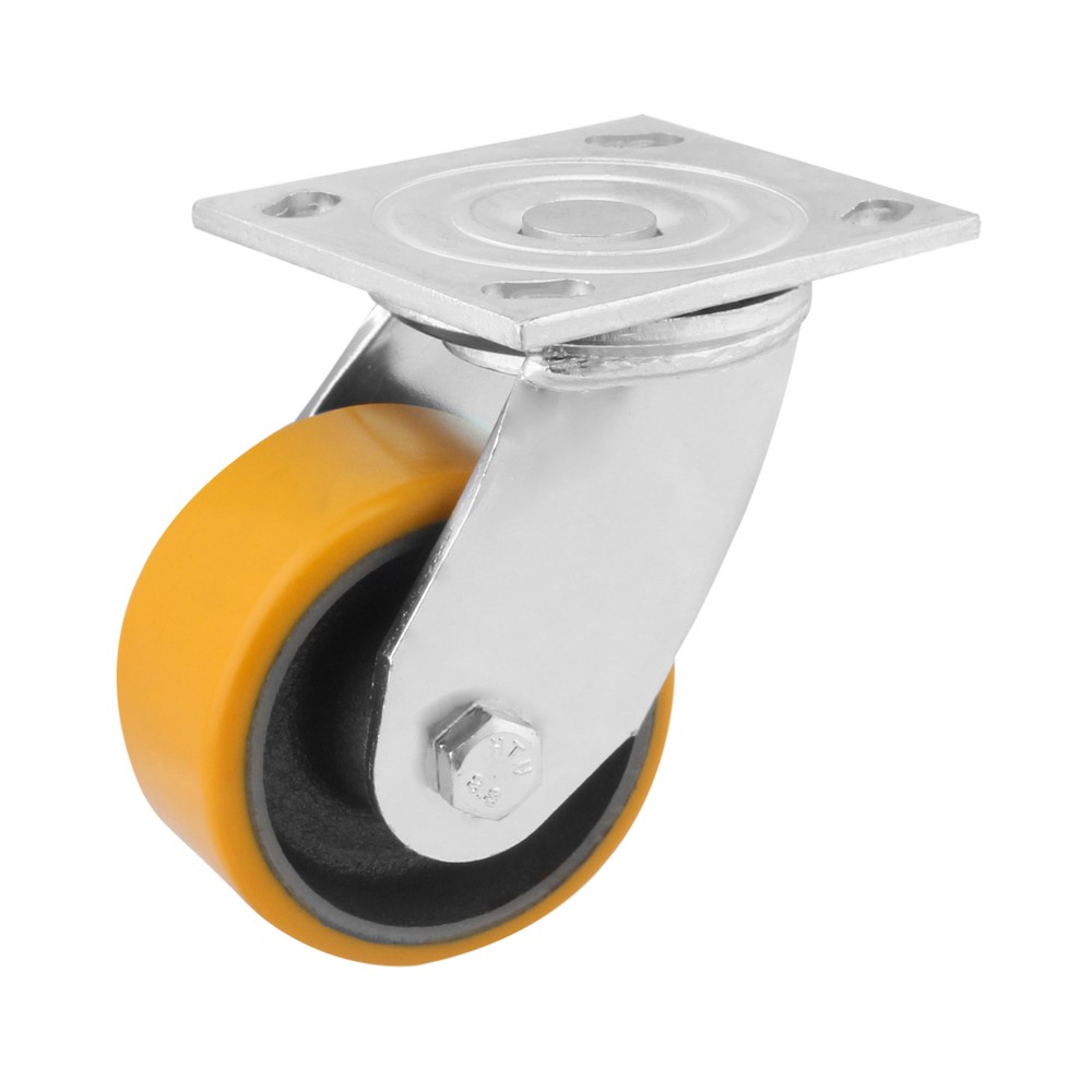Rodo giratorio 100 mm rueda de poliuretano 300 kg