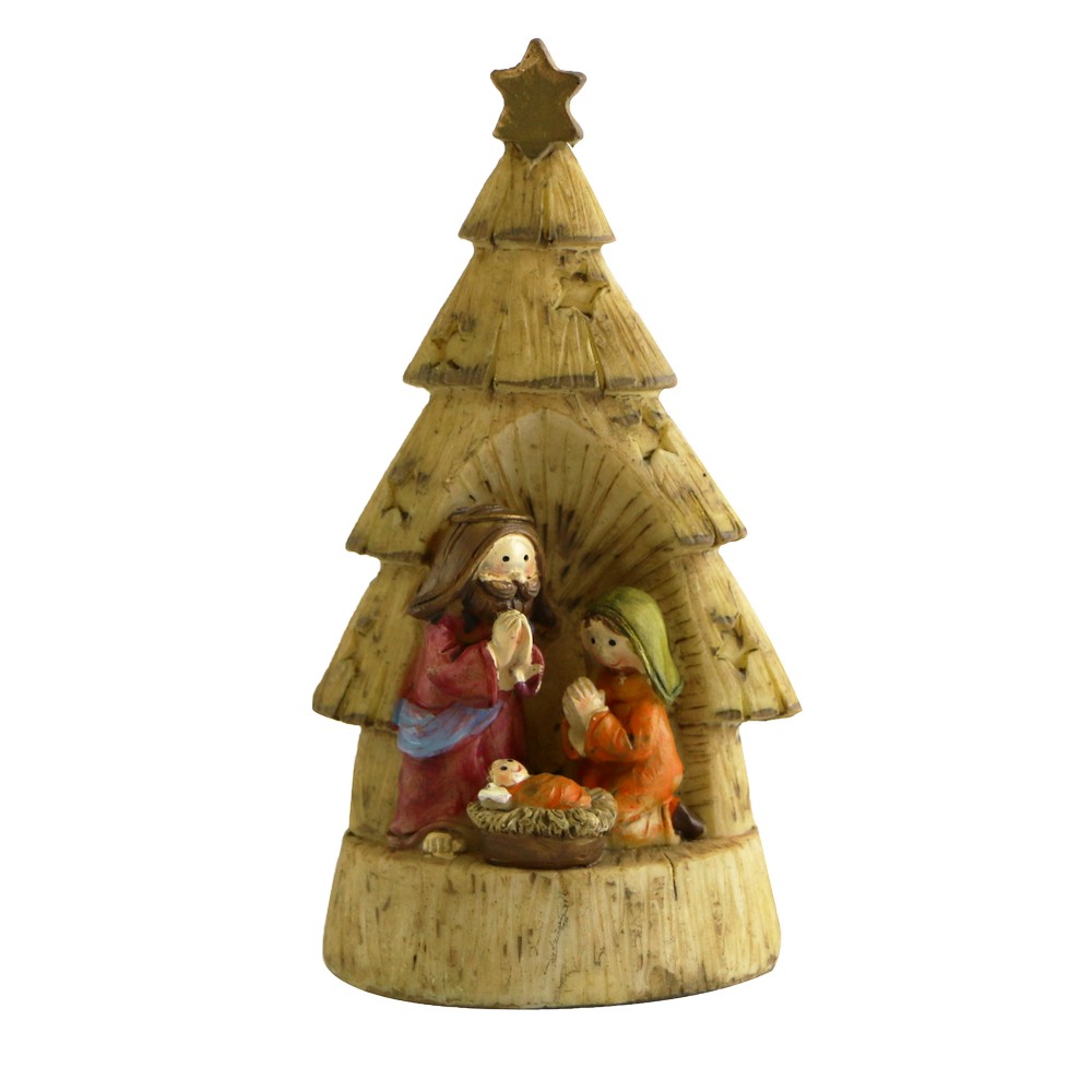 Nacimiento navideño con luz 7.5x6x14cm 2783-293818b