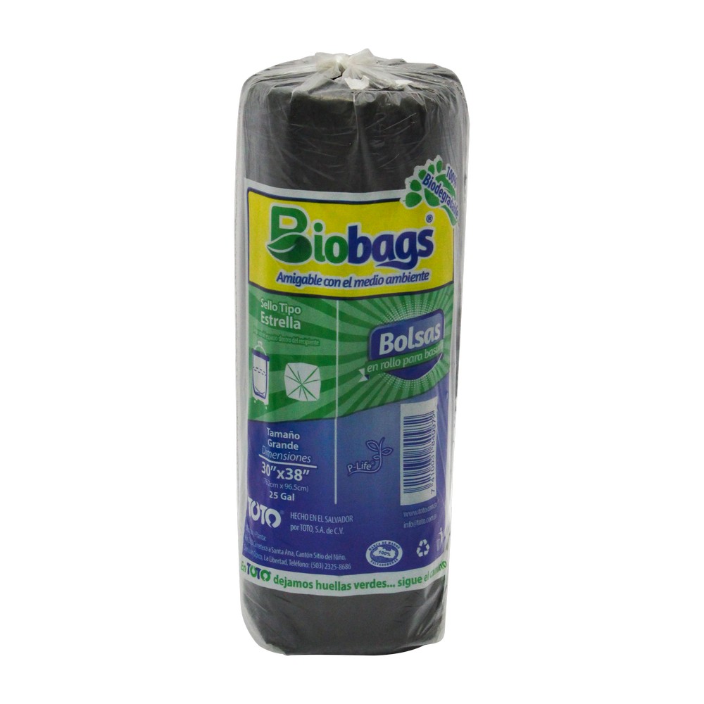 3 Rollos Bolsa Transparente Lavandería Medidas Biodegradable