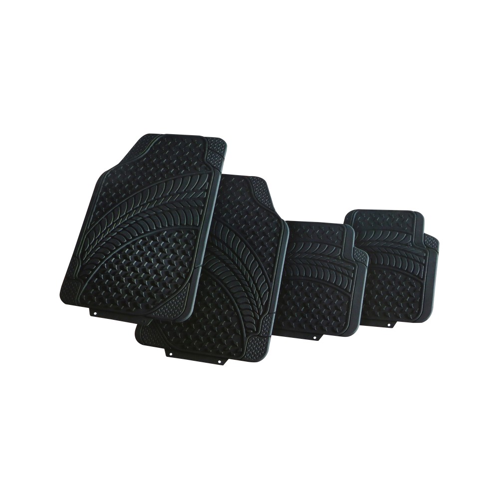 Alfombra para carro pvc universal 4 pzas