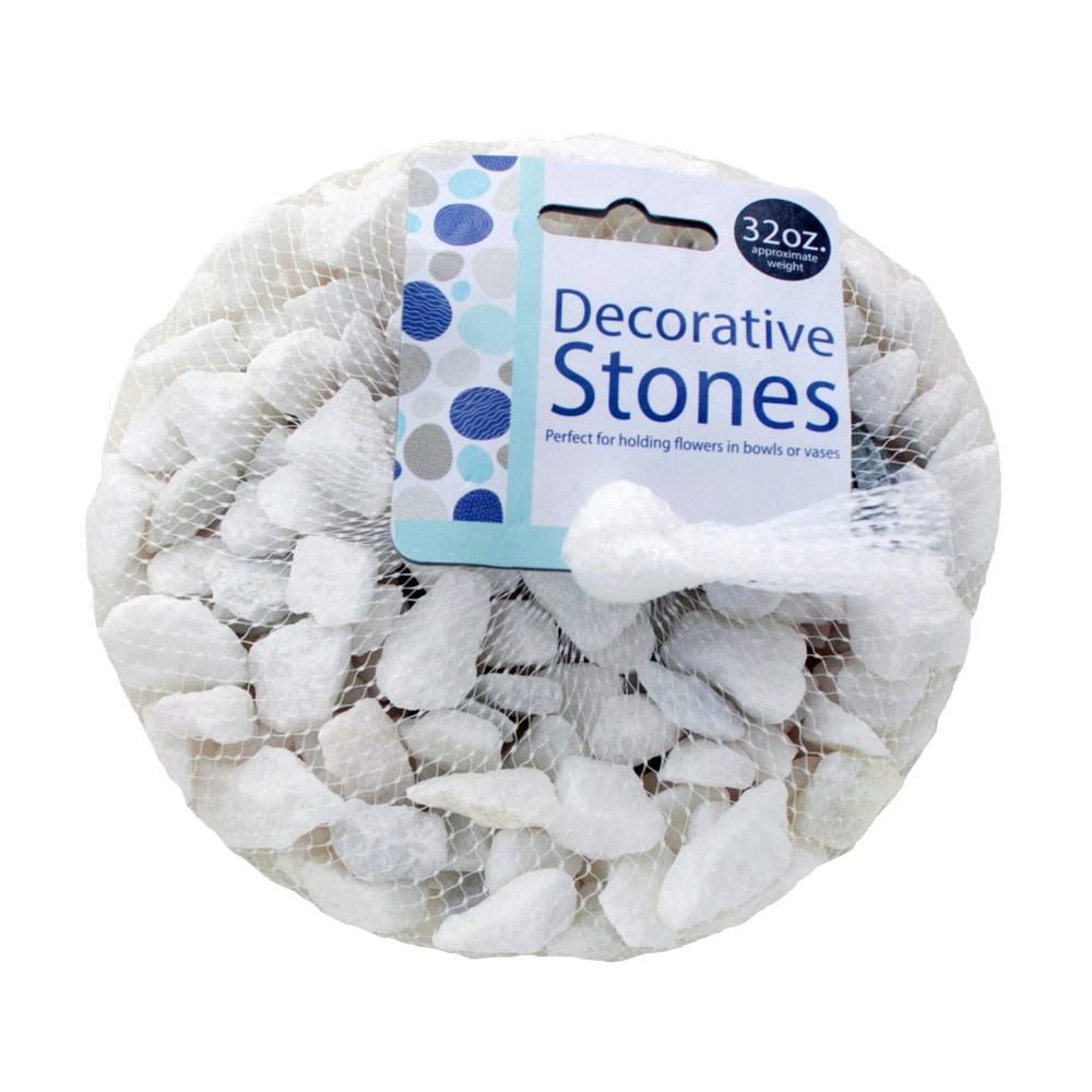 Piedras decorativas naturales blancas