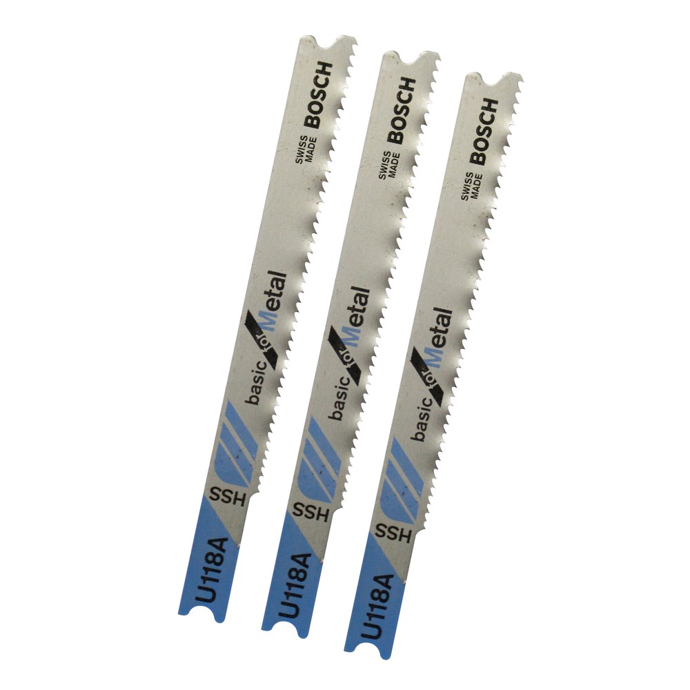 Set de sierras para caladora 3-5/8 pulg 17tpi metal u118 a 3 pzas