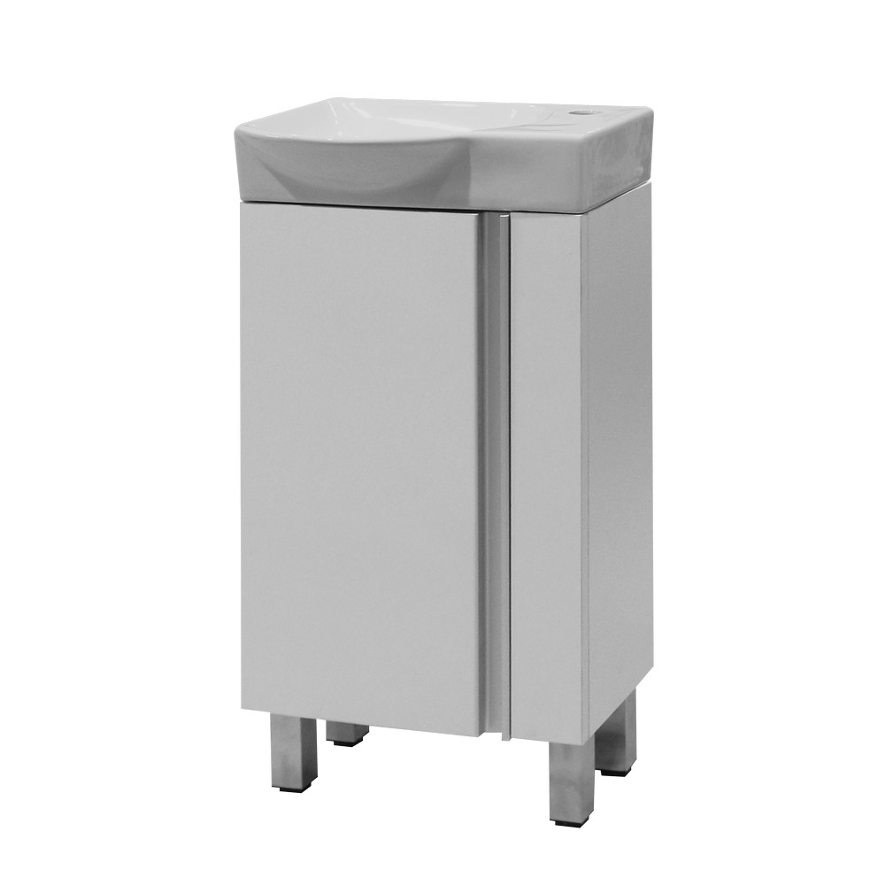 Gabinete con lavamanos blanco - Gabinetes con lavamanos