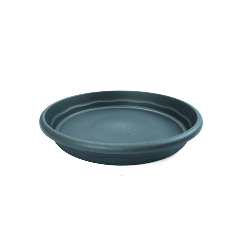 Plato redondo terra 40 cms antracita plastiken 7440