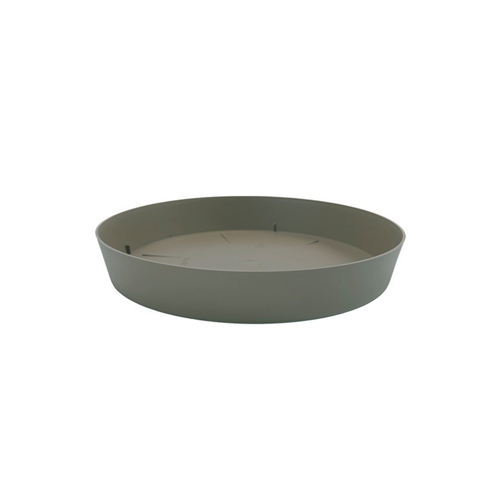 Plato redondo tes 24cm taupe plastiken 8724