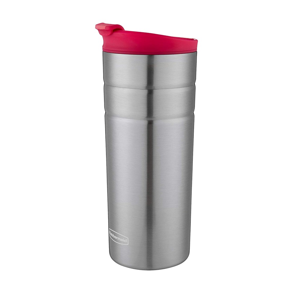 Taza térmica acero inoxidable 16 oz rosada