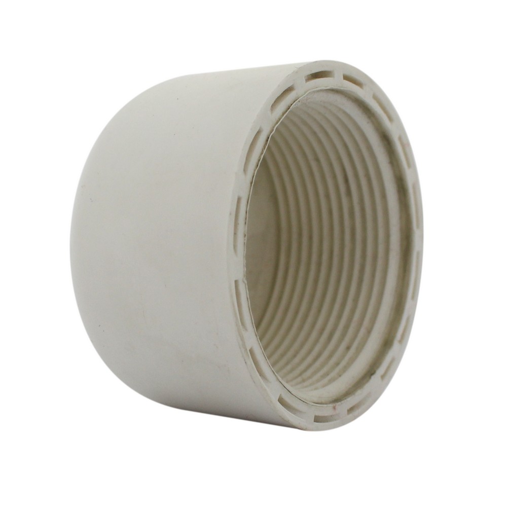 TAPÓN HEMBRA PVC CON ROSCA DE 1-1/2 PULG (38.1 mm)