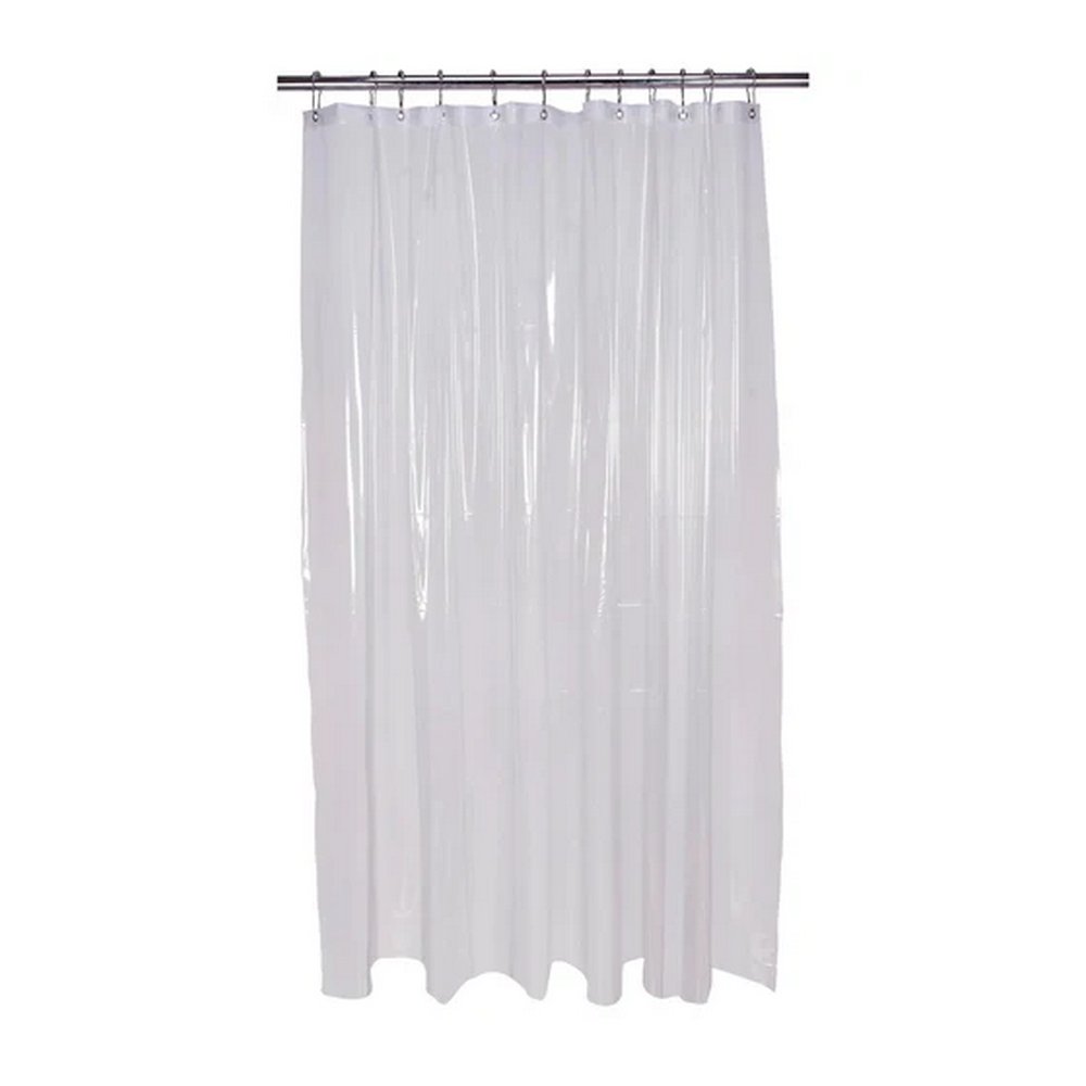 Cortina para baño 183x183 cm transparente