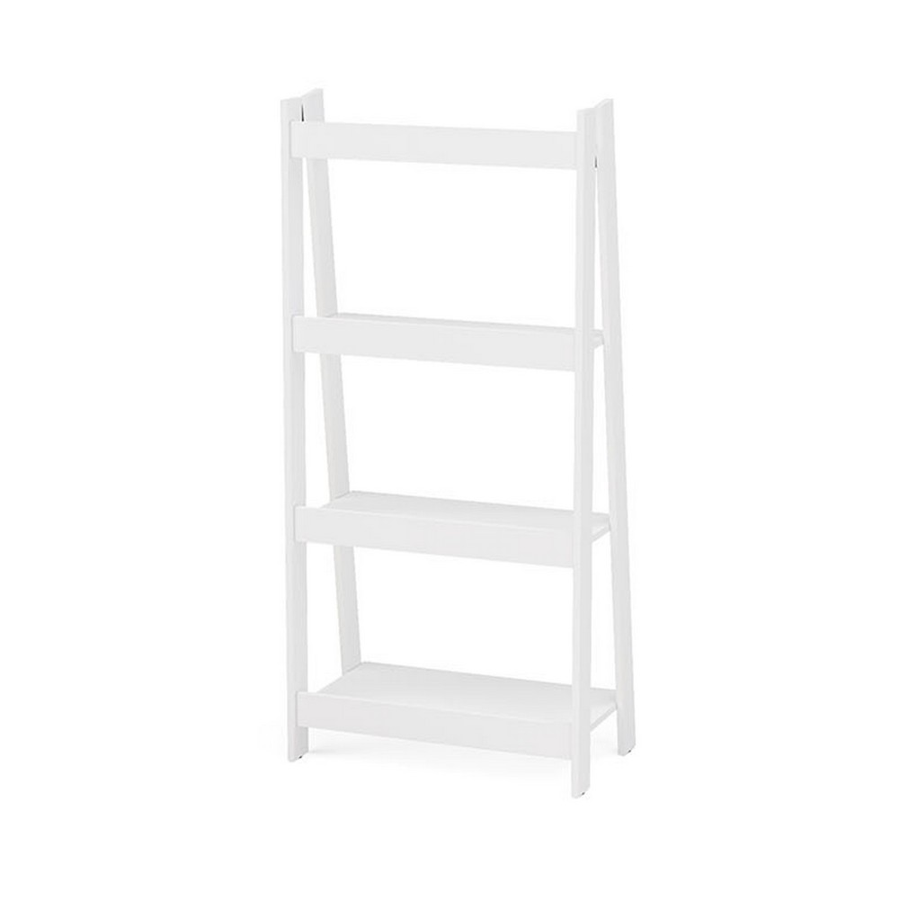 Estante de 4 niveles color blanco 135 x 63 x 36 cm