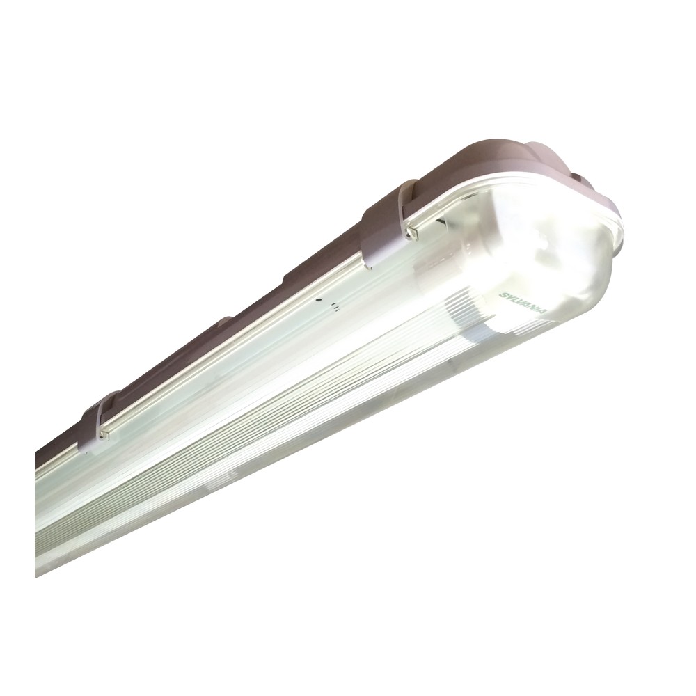 Chasis para tubo led 2x18w policarbonato