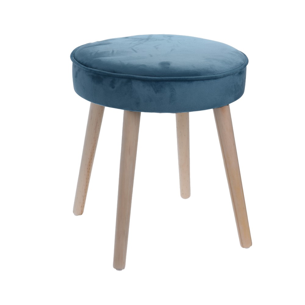 Banco decorativo madera con tela