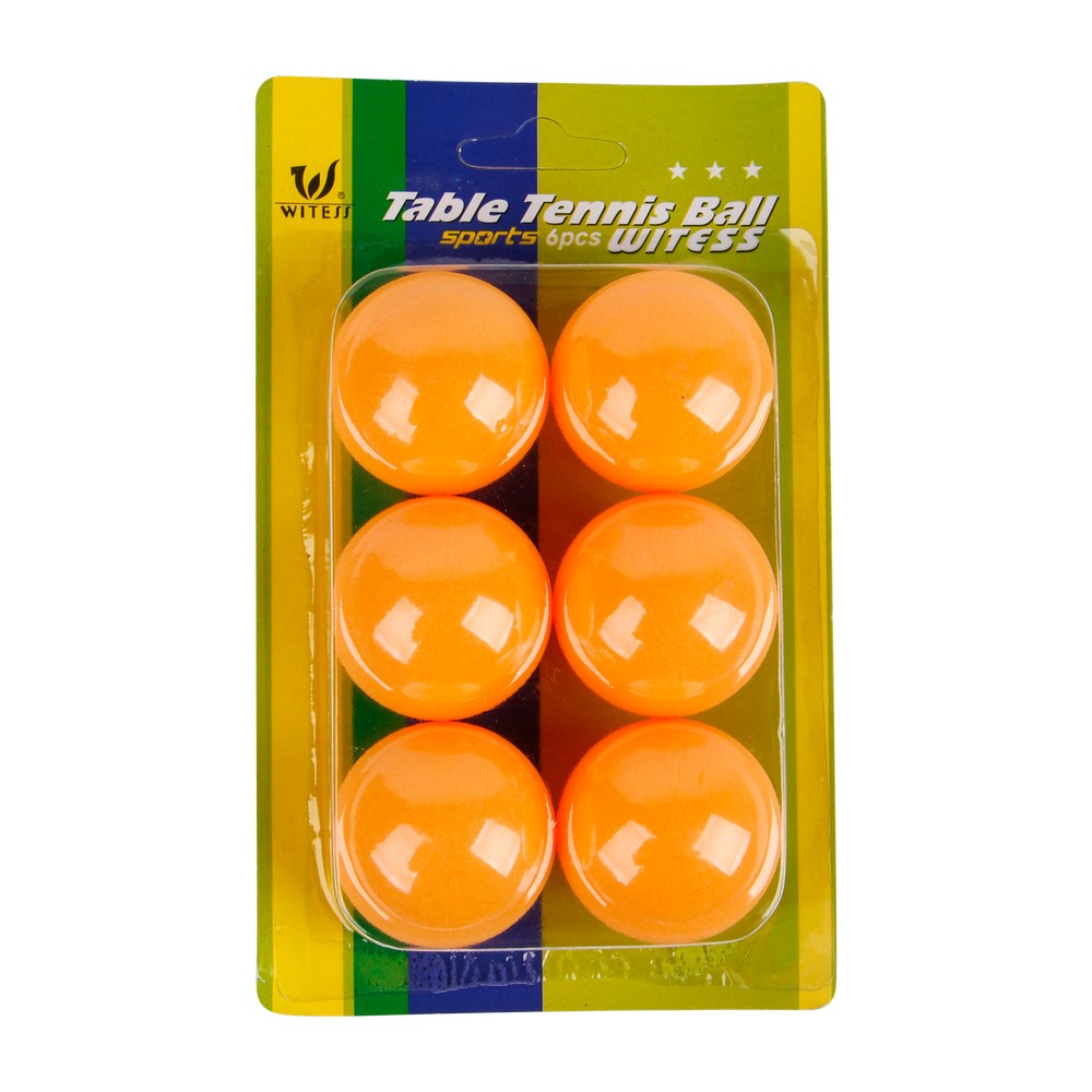 Set pelotas de ping pong 6 pzas