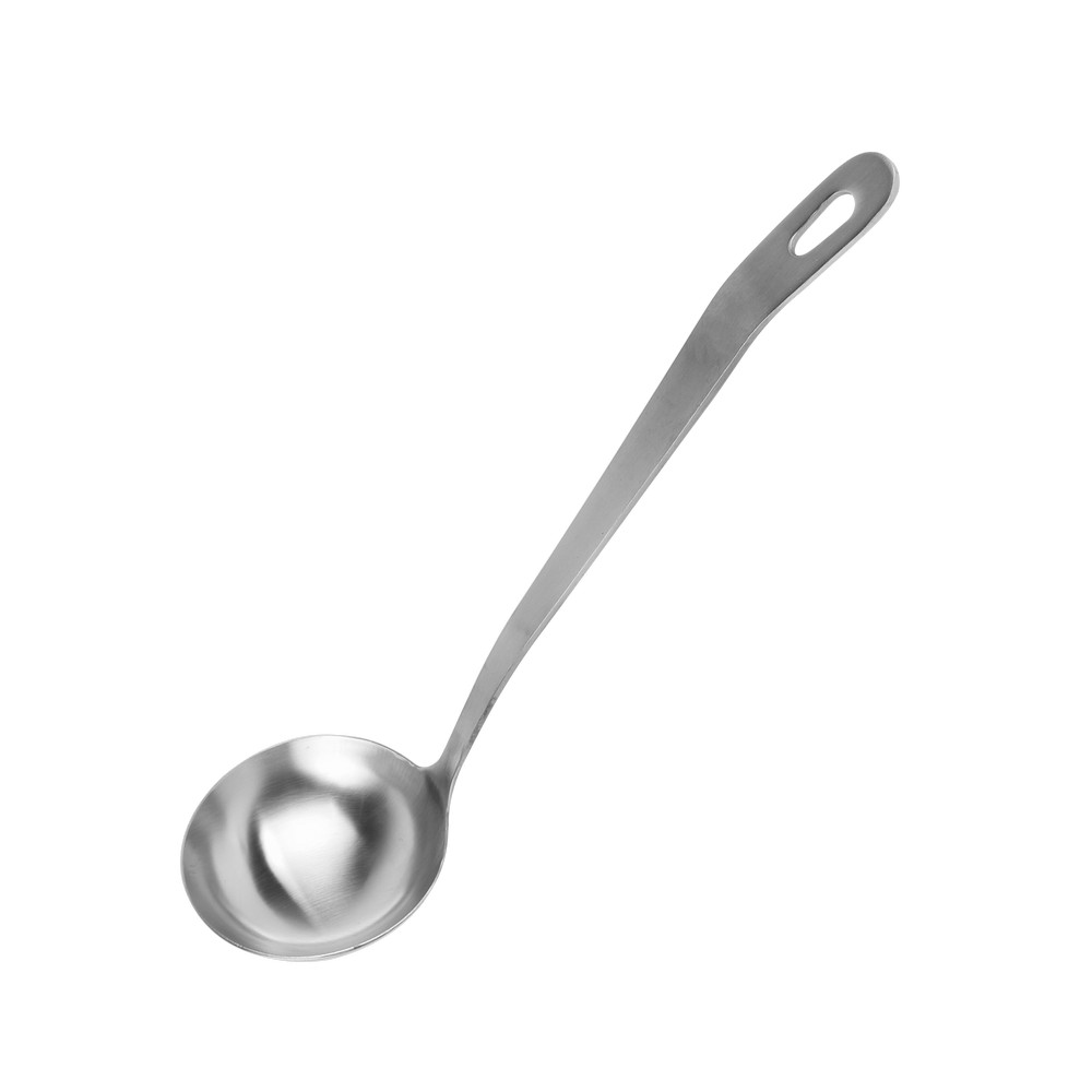 plateadas bisda Juego de 8 cucharas soperas de 17,5 cm cucharas soperas de cena de acero inoxidable 