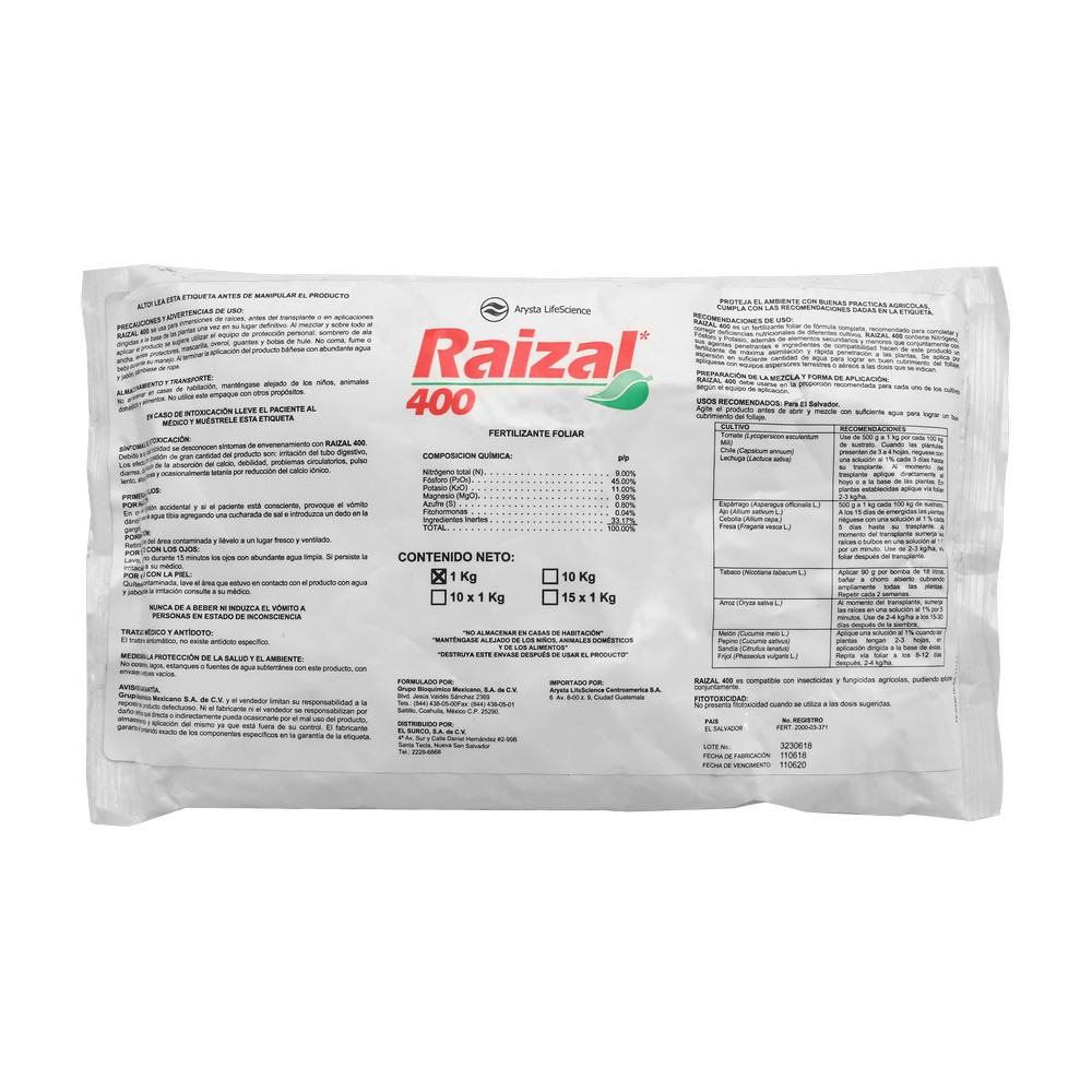 Enraizador raizal 1 kg