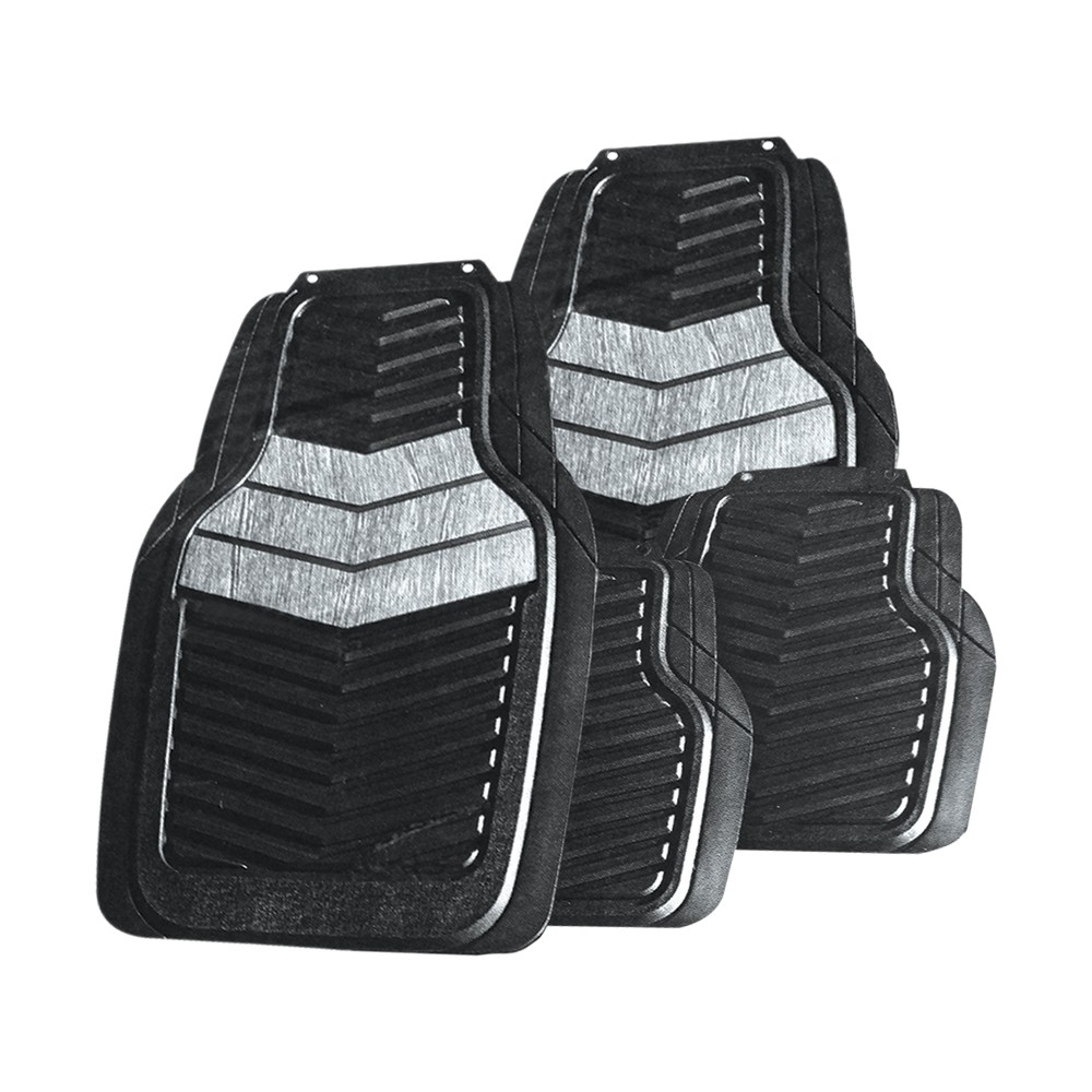 Alfombra para carro pvc universal 4 pzas