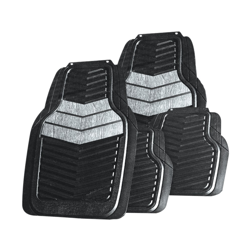 Alfombra para carro de pvc universal - set de 4 unidades
