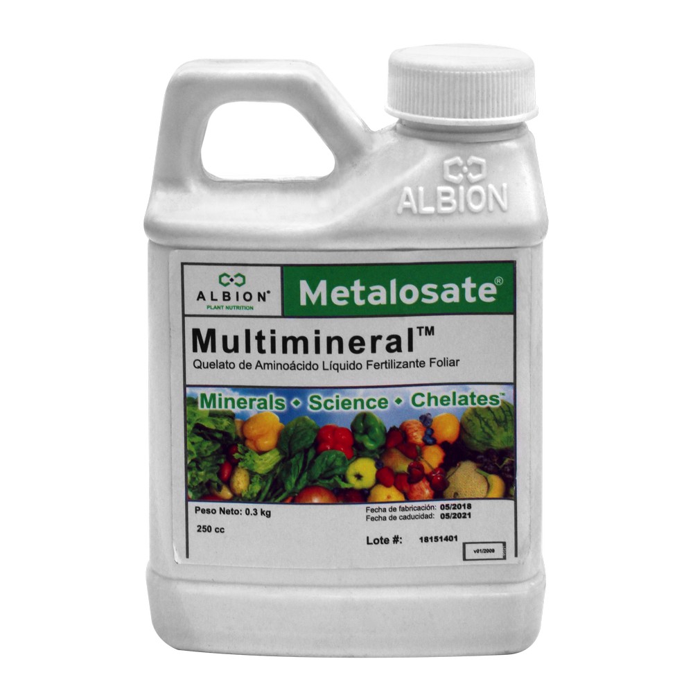Fertilizante multimineral metalosate 250 ml