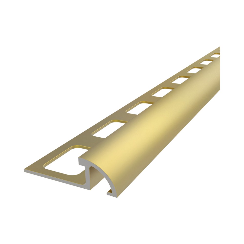 Moldura de aluminio para cerámica 10 mm dorado mate