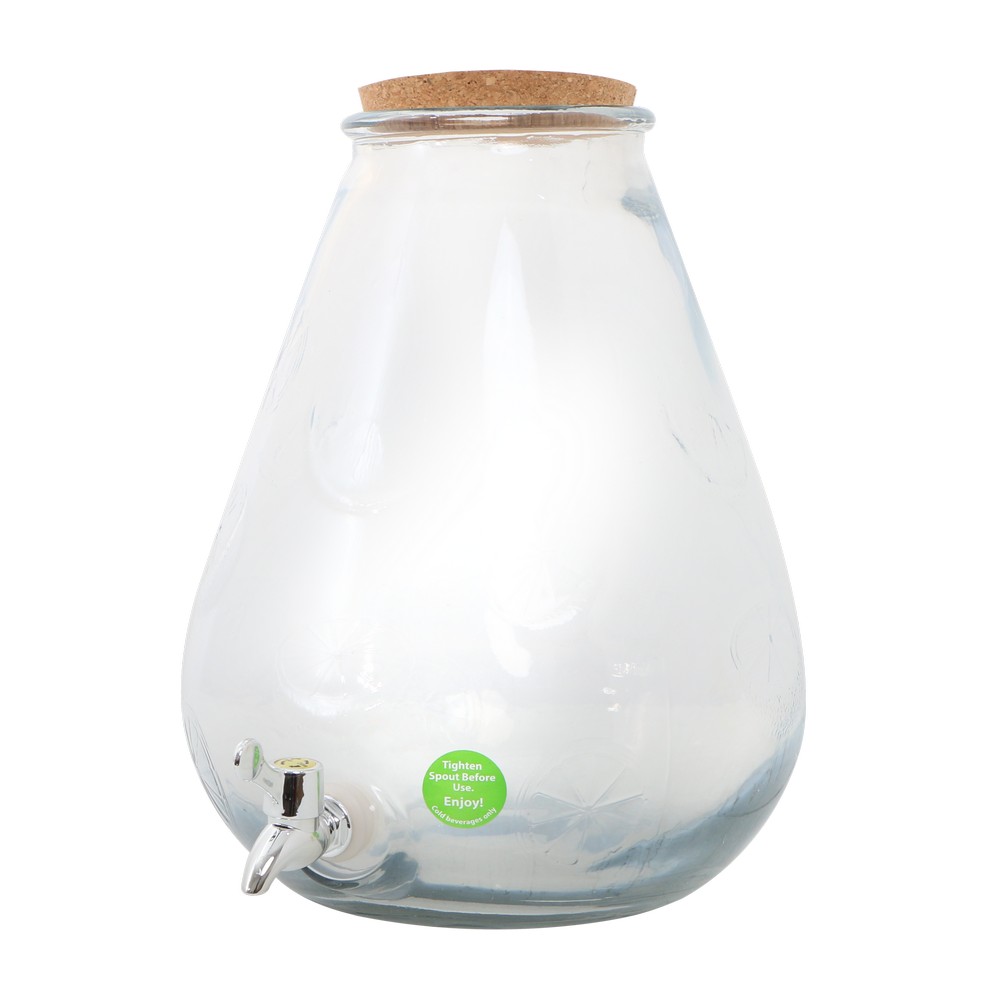 Dispensador para refrescos de vidrio 10 l