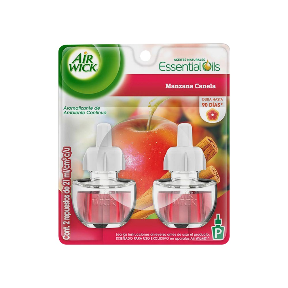 Aceite natural 2 uni manzana canela air wick