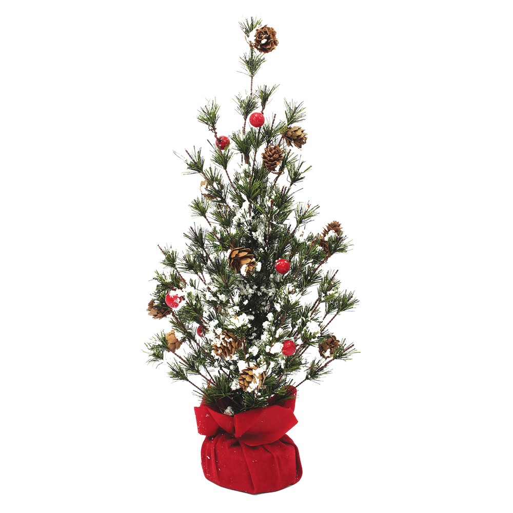 Arbol navideño mini con berries 2244