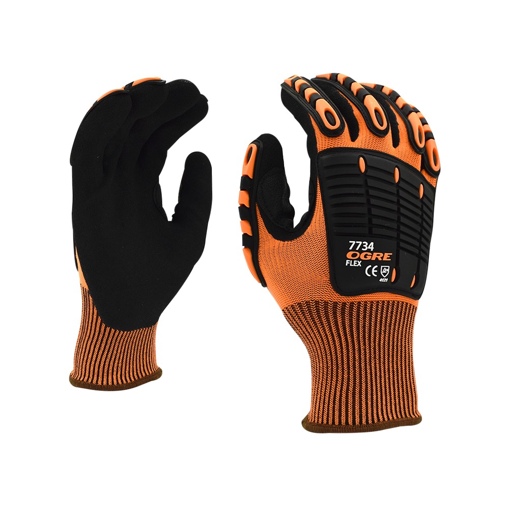 Guantes de nitrilo anti-impacto talla xl